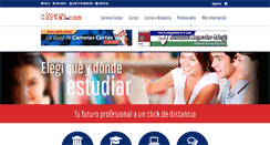 Desktop Screenshot of carrerascortas.com.ar